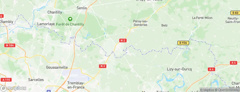 Le Plessis-Belleville, France Map