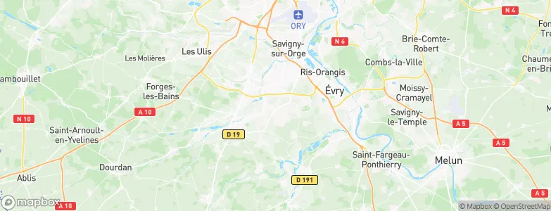 Le Plessis-Pâté, France Map