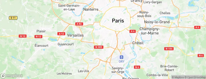 Le Plessis-Robinson, France Map