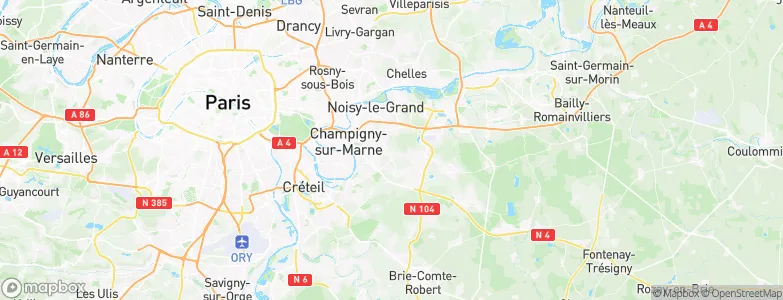 Le Plessis-Trévise, France Map