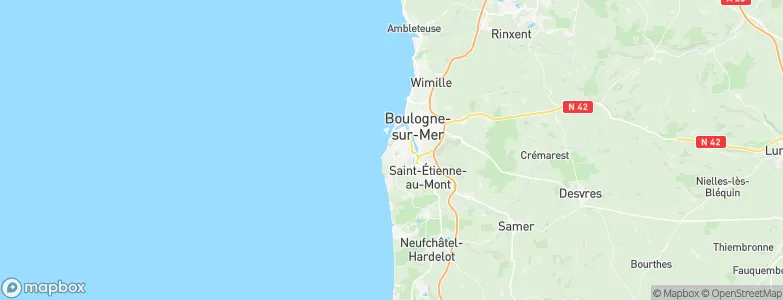 Le Portel, France Map