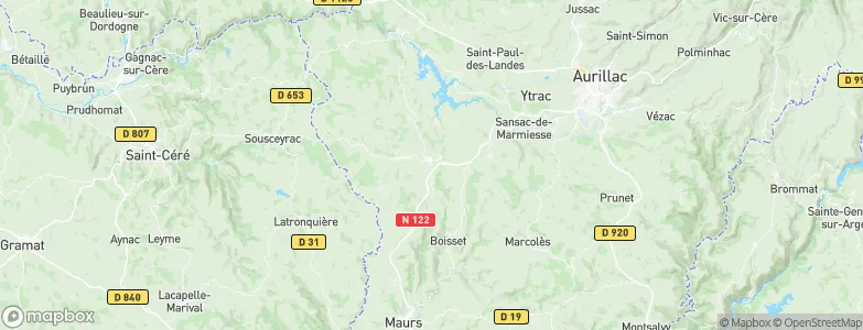 Le Rouget-Pers, France Map