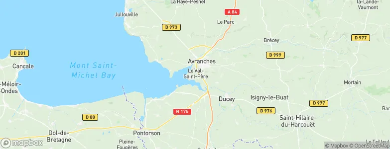 Le Val-Saint-Père, France Map