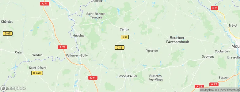 Le Vilhain, France Map