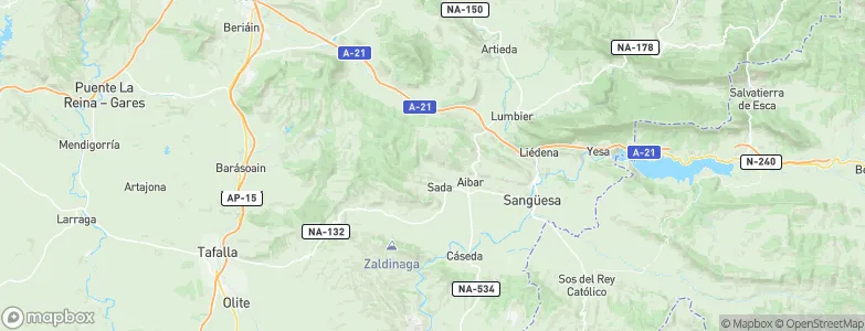 Leache, Spain Map