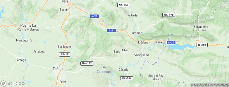 Leache, Spain Map