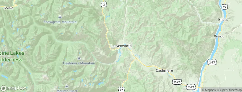 Leavenworth, United States Map
