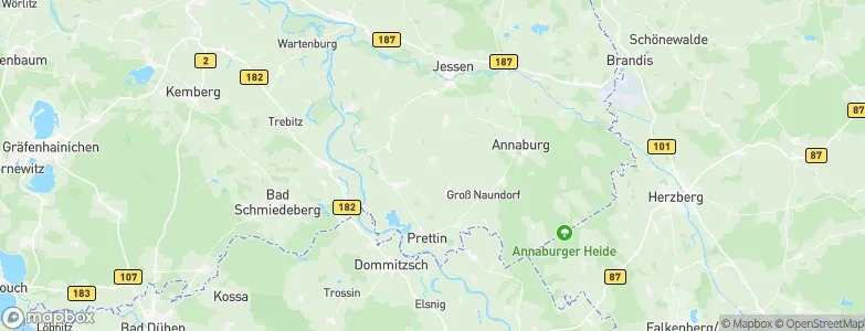 Lebien, Germany Map