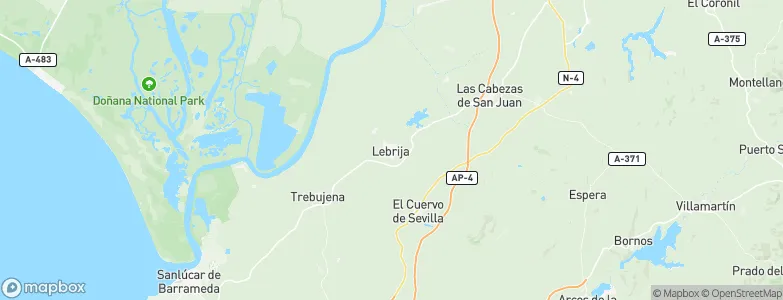 Lebrija, Spain Map