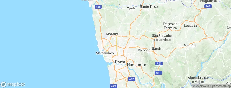 Leça do Balio, Portugal Map