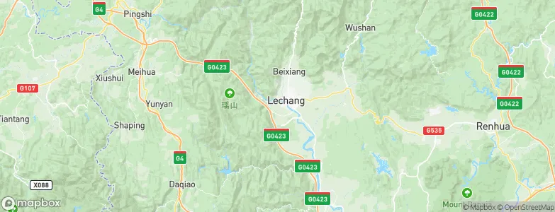 Lecheng, China Map