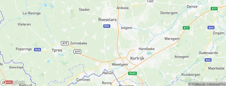 Ledegem, Belgium Map