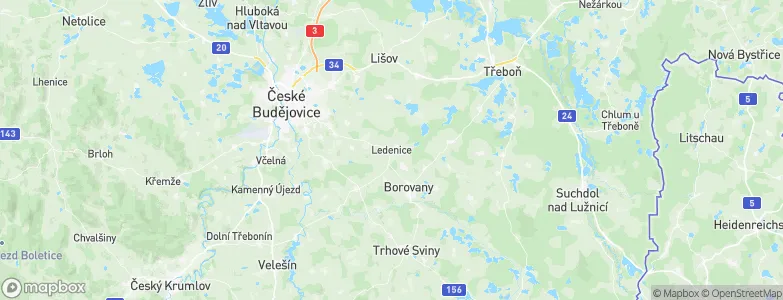 Ledenice, Czechia Map