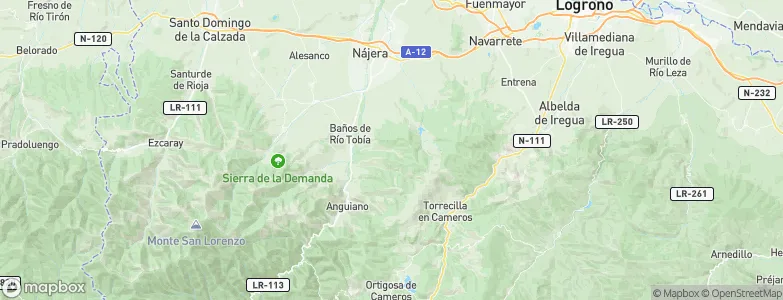 Ledesma de la Cogolla, Spain Map
