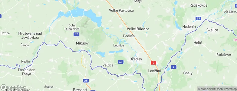 Lednice, Czechia Map