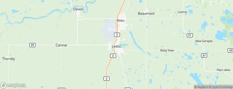 Leduc, Canada Map