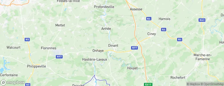 Leffe, Belgium Map