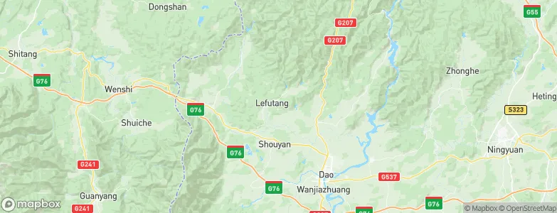 Lefutang, China Map