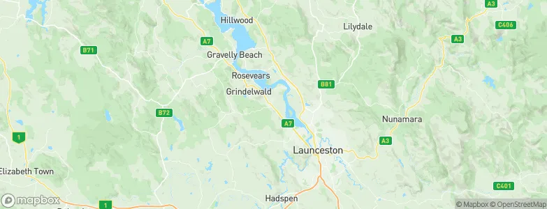 Legana, Australia Map
