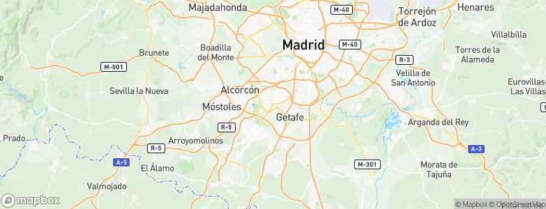 Leganés, Spain Map