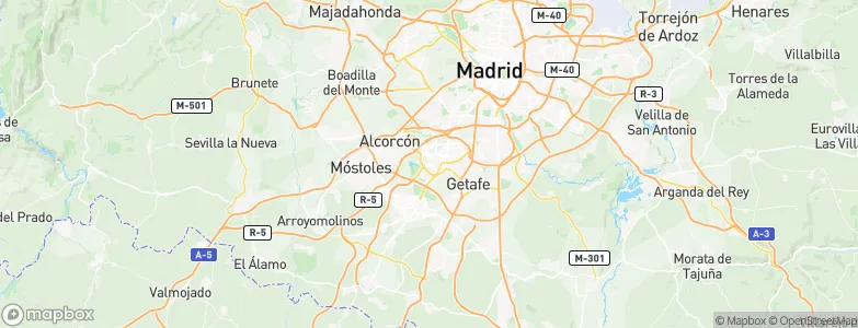 Leganés, Spain Map