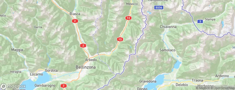 Leggia, Switzerland Map