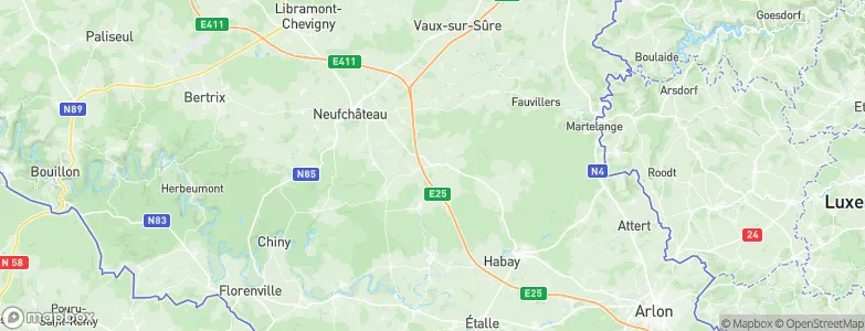 Léglise, Belgium Map