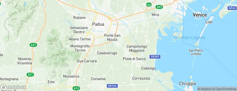 Legnaro, Italy Map