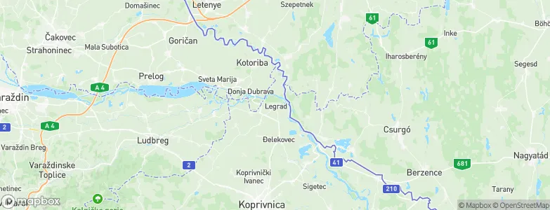 Legrad, Croatia Map