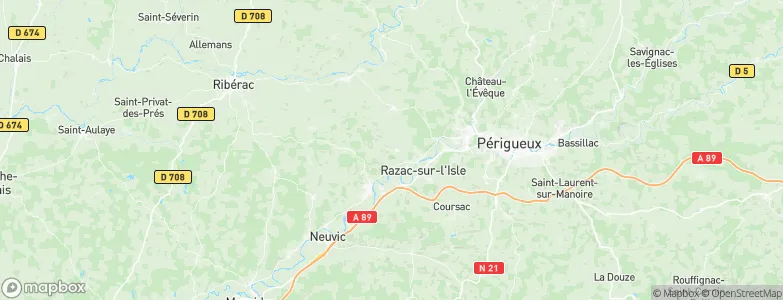 Léguillac-de-l'Auche, France Map