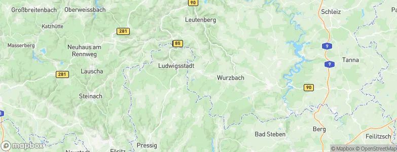 Lehesten, Germany Map