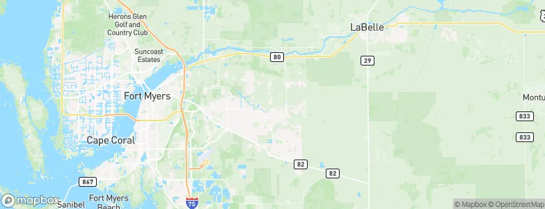 Lehigh Acres, United States Map