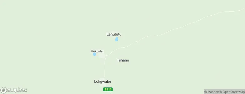 Lehututu, Botswana Map