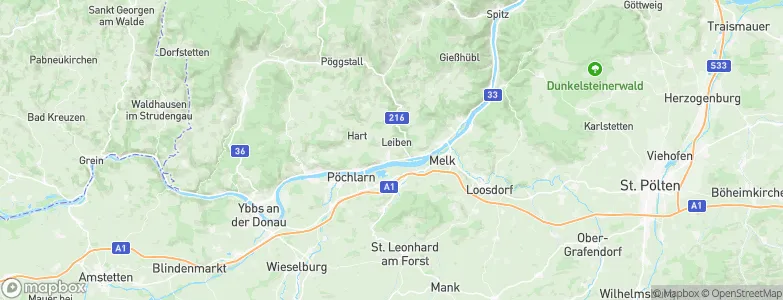 Leiben, Austria Map
