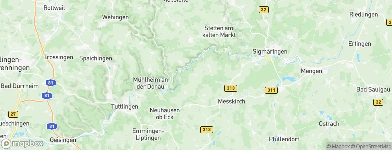 Leibertingen, Germany Map