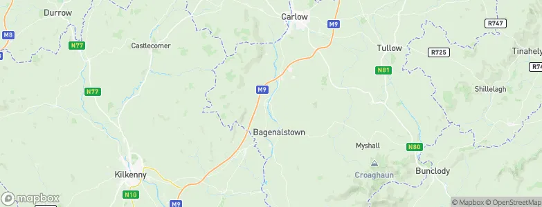 Leighlinbridge, Ireland Map