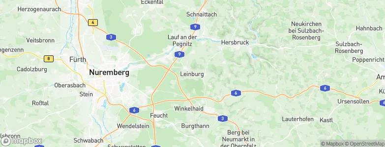 Leinburg, Germany Map