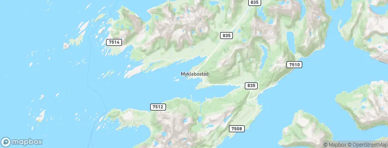 Leinesfjorden, Norway Map