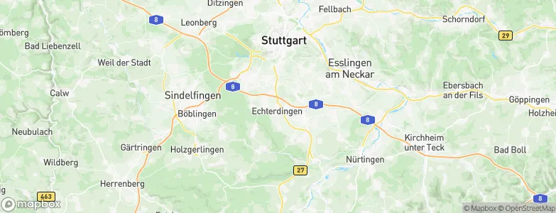 Leinfelden-Echterdingen, Germany Map