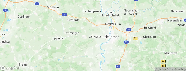 Leingarten, Germany Map