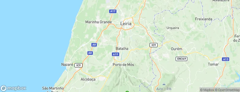 Leiria, Portugal Map