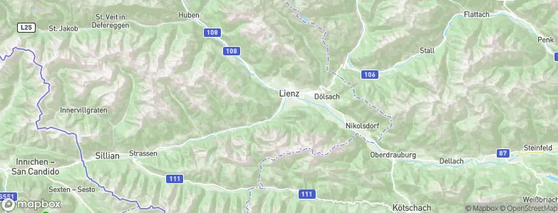 Leisach, Austria Map