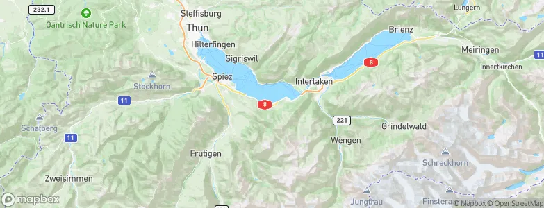 Leissigen, Switzerland Map