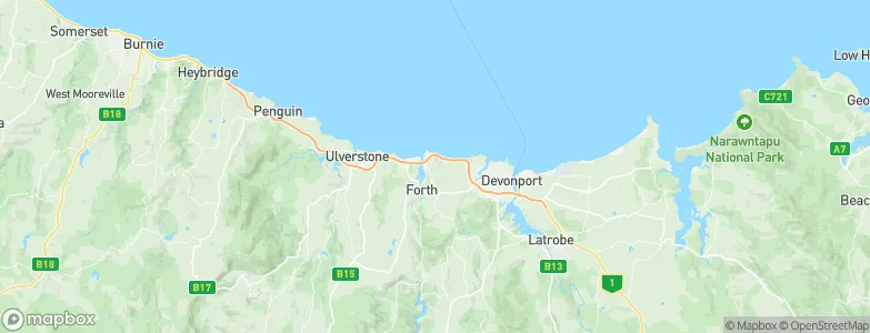 Leith, Australia Map