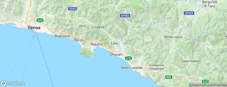 Leivi, Italy Map