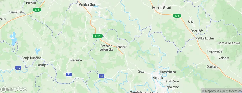 Lekenik, Croatia Map