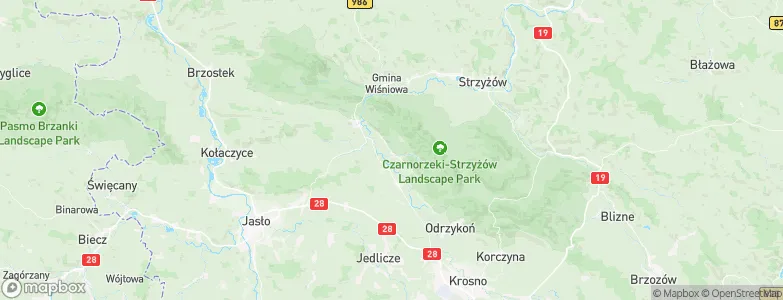 Łęki, Poland Map