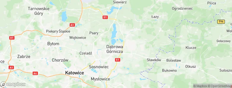 Łęknice, Poland Map