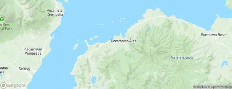 Lekong, Indonesia Map
