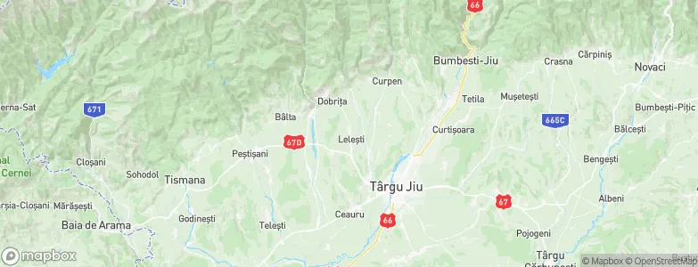 Leleşti, Romania Map